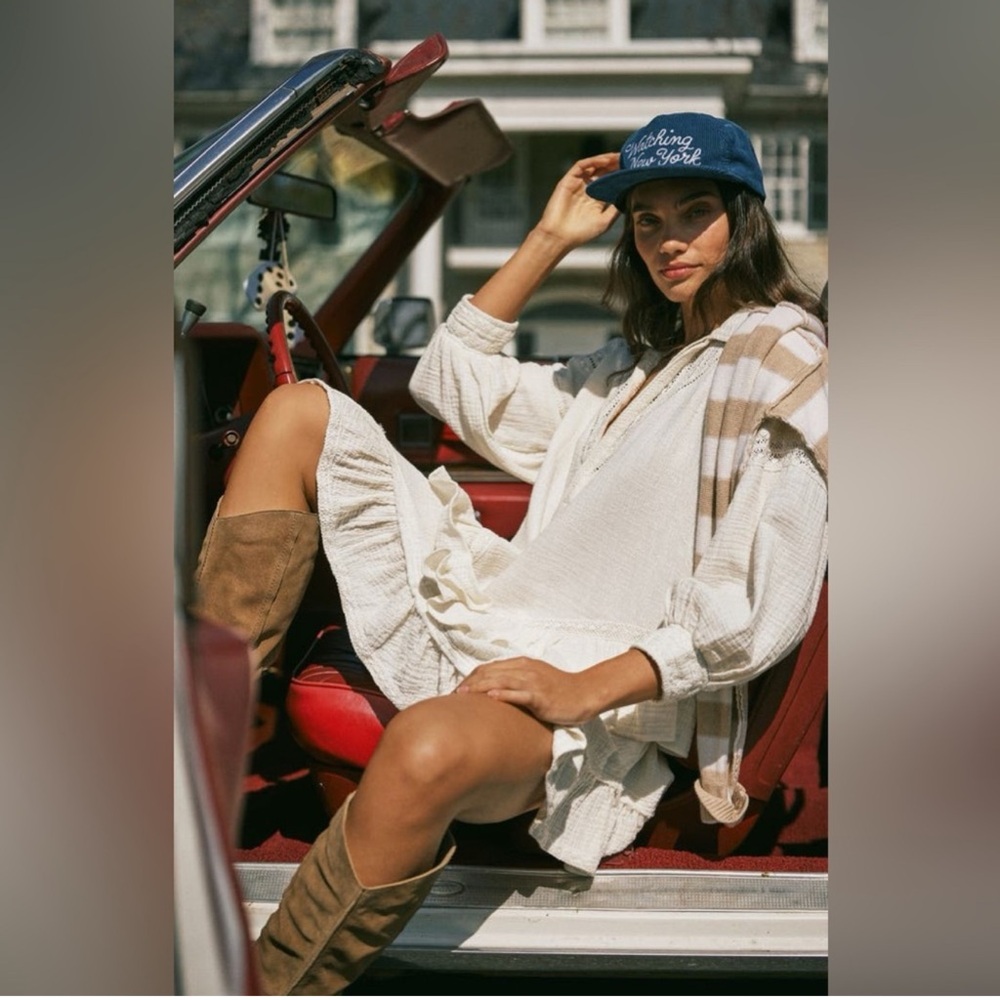 Free People Sachi Mini Dress Ivory L - Picture 3 of 10